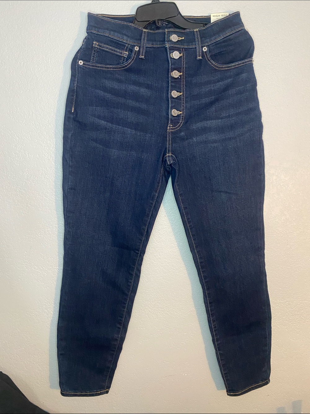 Lucky Brand High-Rise Dark Indigo Women’s Jeans with Button Fly